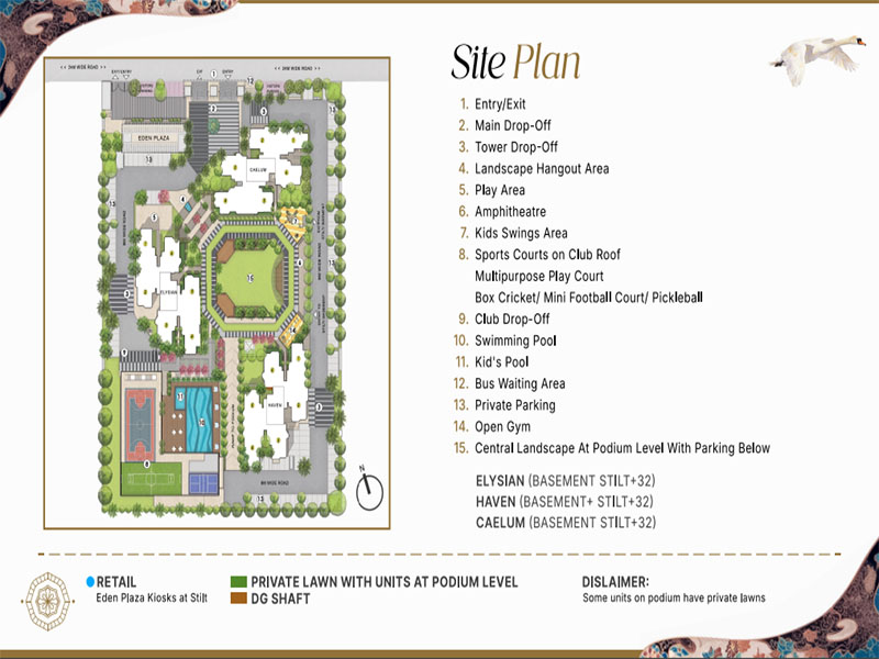 Eldeco Echoes of Eden Site Plan